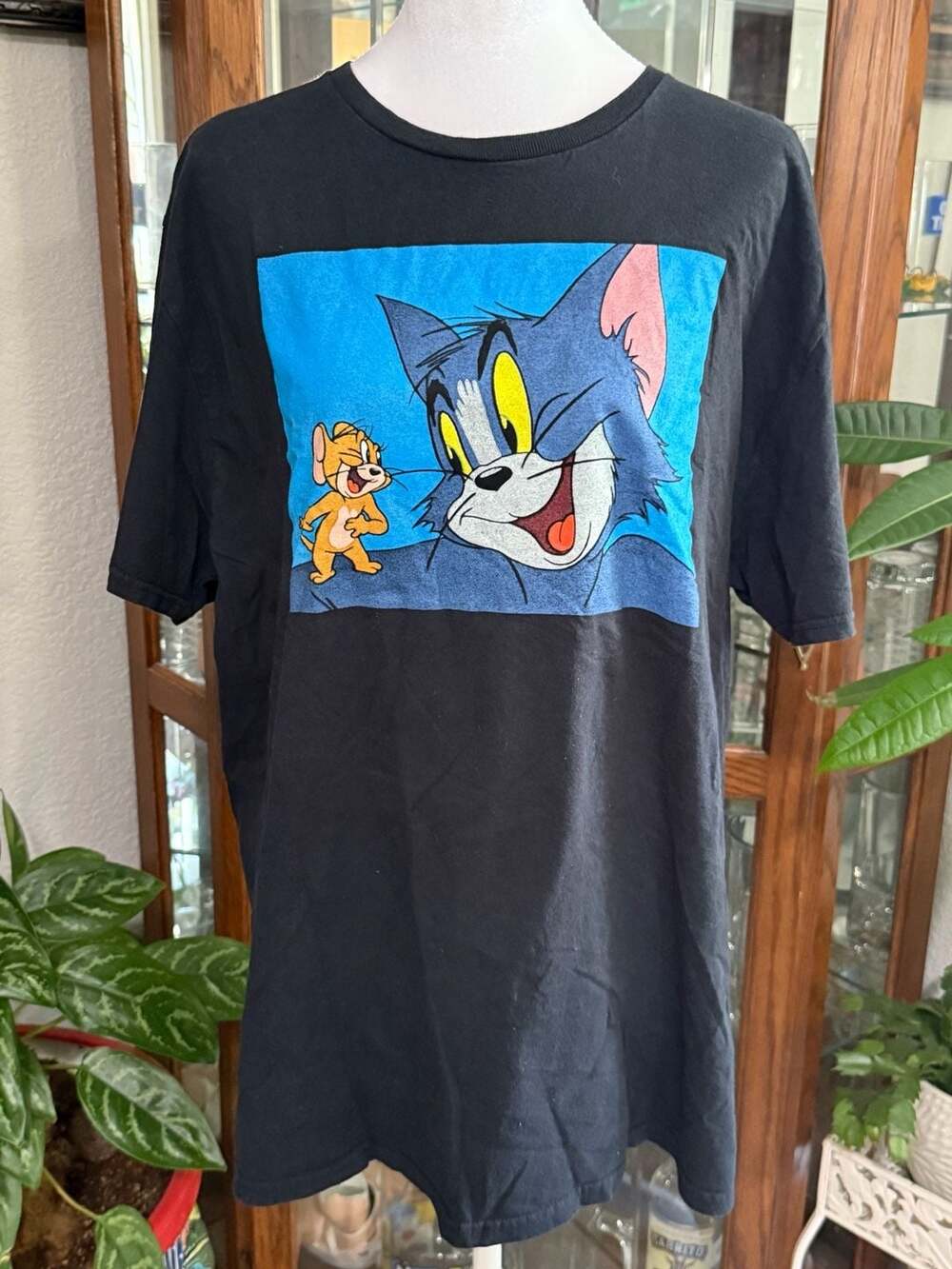 Tom and Jerry Graphic Short Sleeve Crewneck T-Shirt